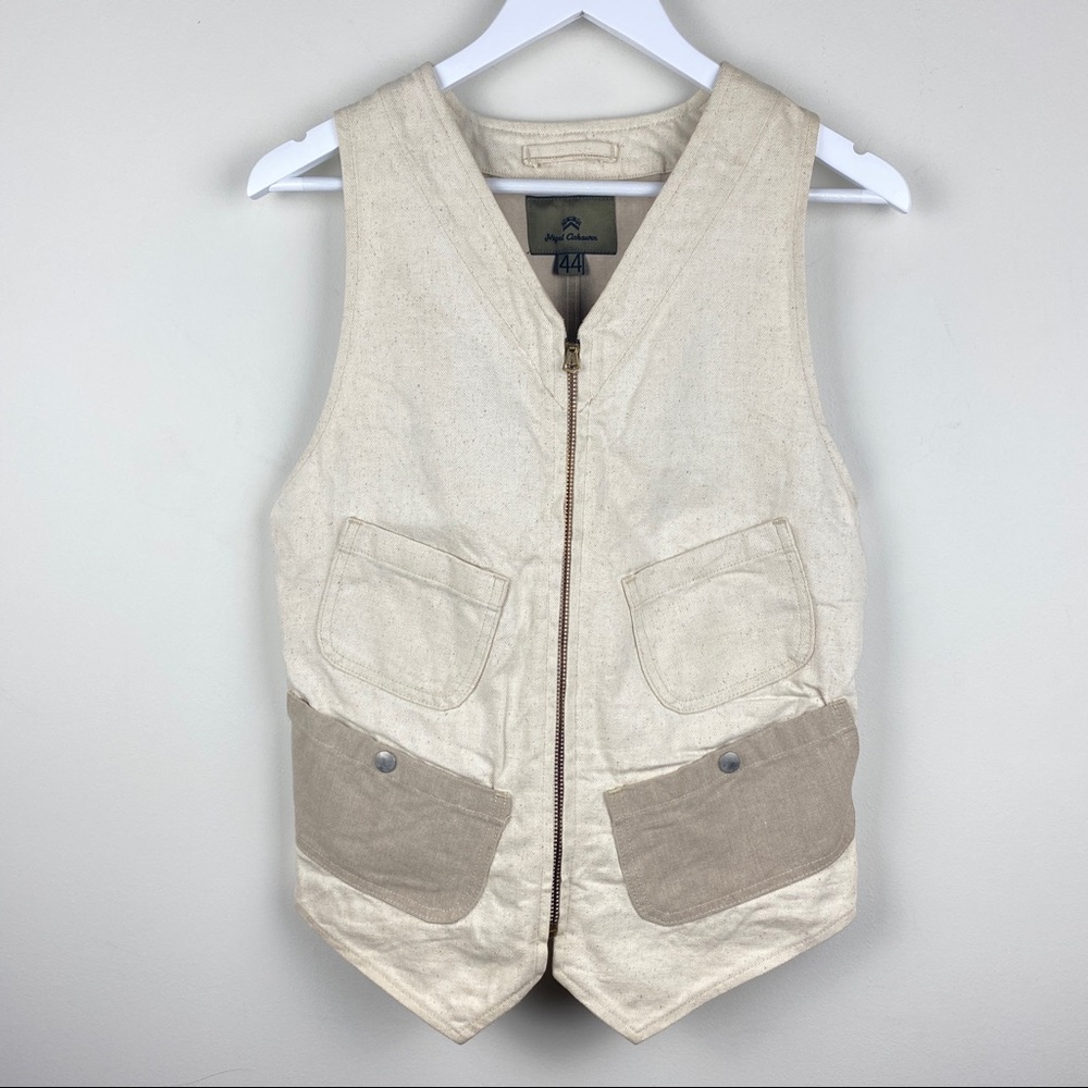 Nigel Cabourn Canvas Vest Men's Size 44